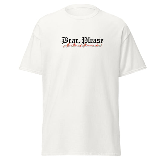 Bear, Please Tee - White